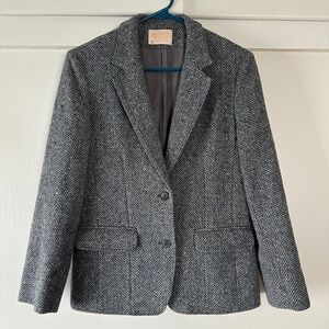 Gray Pendleton Herringbone Blazer - Women’s S